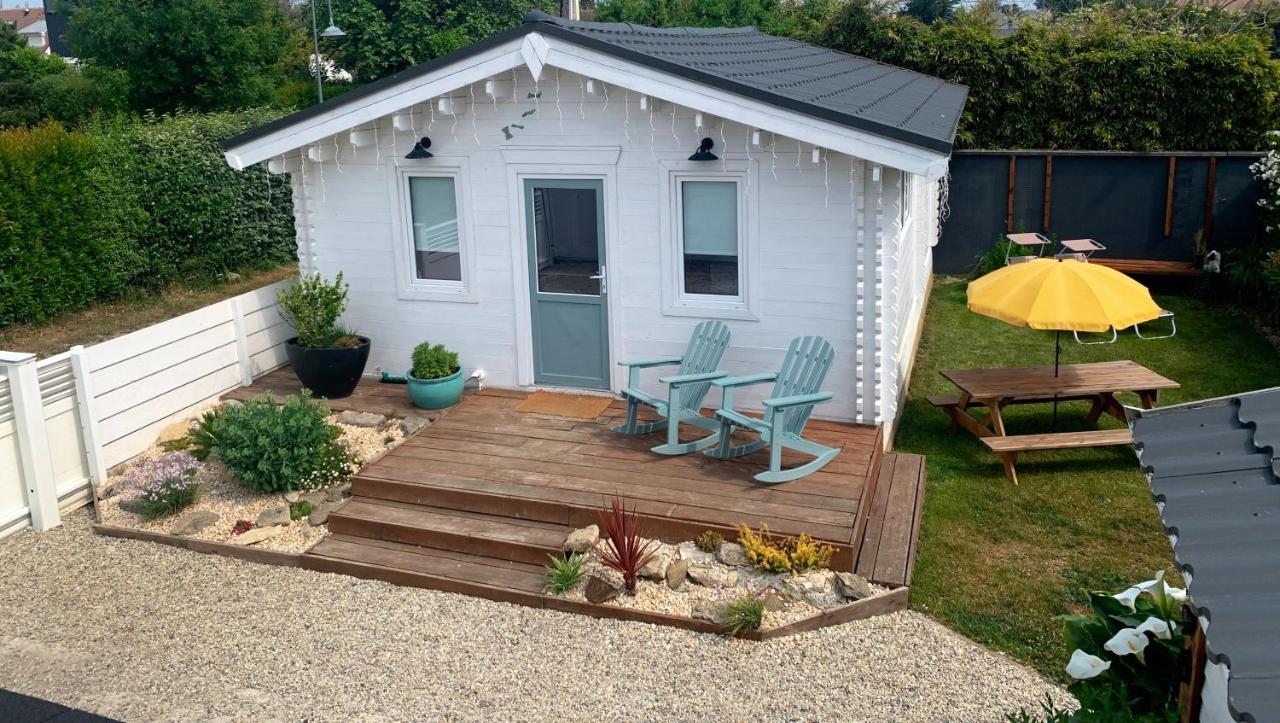 Cottage Le Cerf-Volant Saint-Aubin-Sur-Mer  Exteriör bild