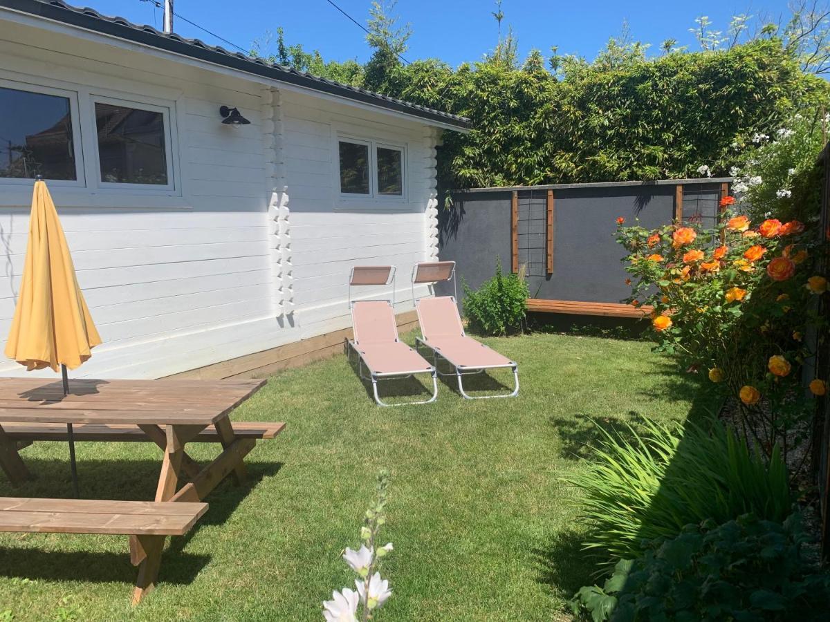 Cottage Le Cerf-Volant Saint-Aubin-Sur-Mer  Exteriör bild